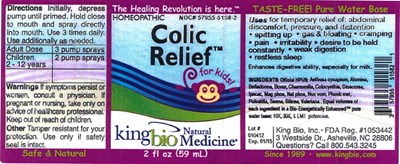 Image Of Label (Colic Relief)